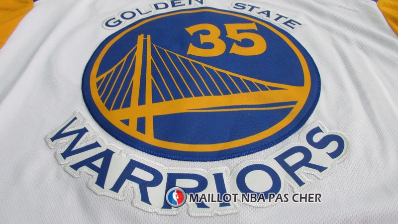 Maillot Enfant Golden State Warriors Durant 2017-18 35 Blanc